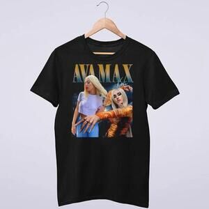Ava Max On Tour Finally T Shirt Pop Music Concert Graphic Fan Gift Retro